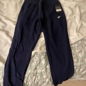 Navy Blue Joggers with Logo